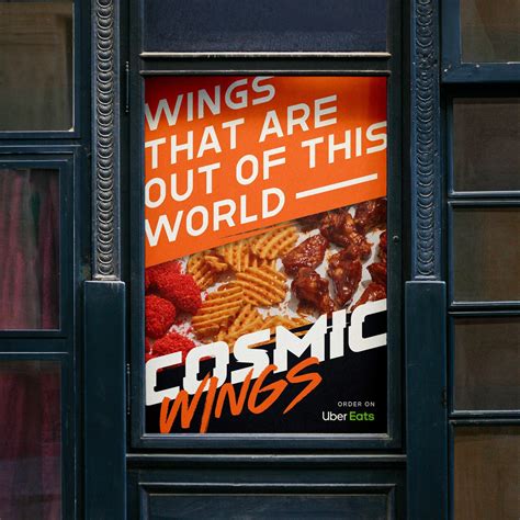 American, Bar Food, Chicken, Dinner, Wings This is a Virtual Restaurant. . Cosmic wings menu